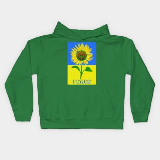 Sunflower for Peace Kids Hoodie